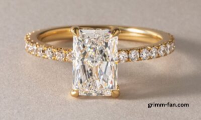 Radiant Engagement Ring Gold