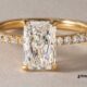 Radiant Engagement Ring Gold