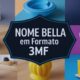 Nome Bella em Formato 3MF